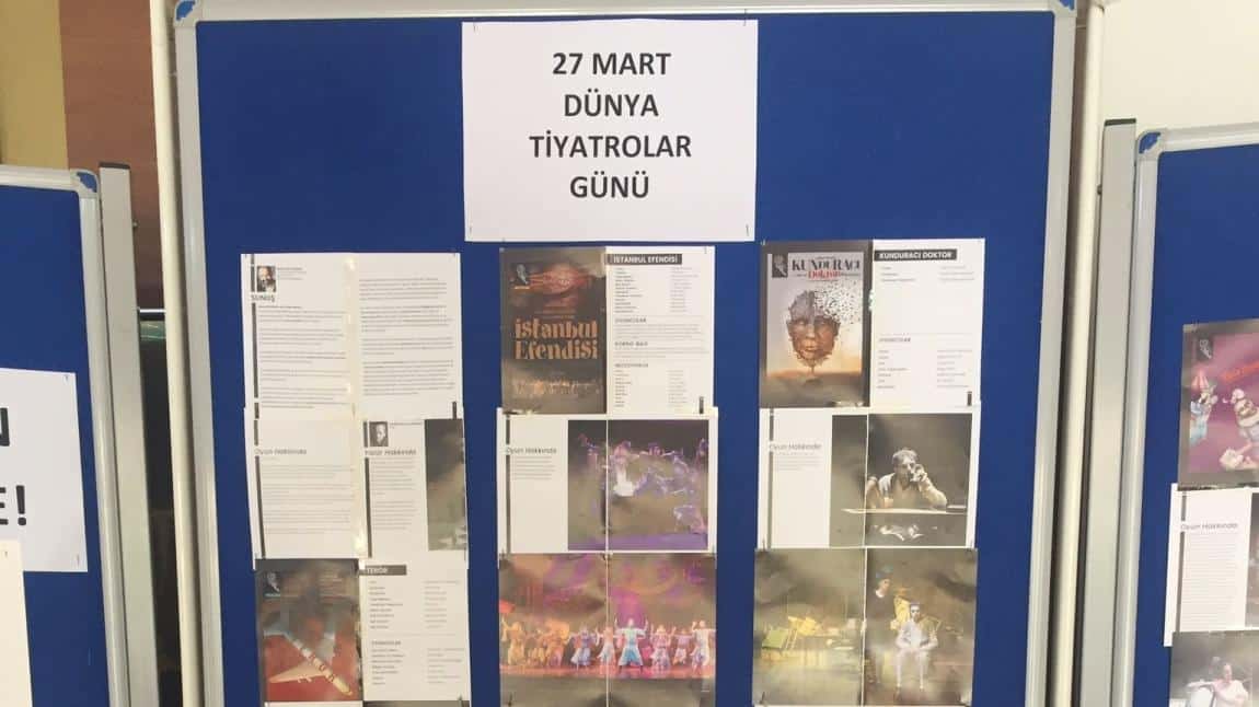 Saime Salih Konca Anadolu Lisesi'nde 27 Mart Dünya Tiyatrolar Günü Coşkusu